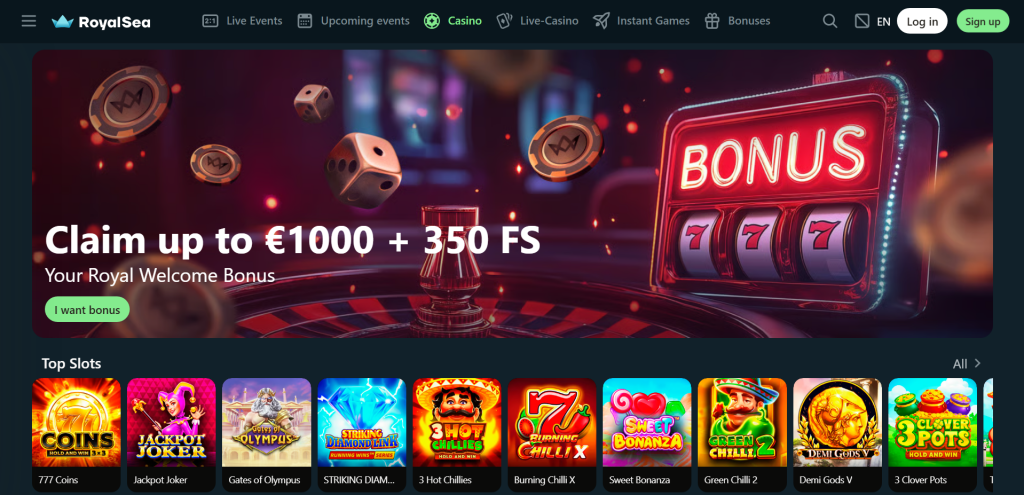 royalsea first deposit bonus